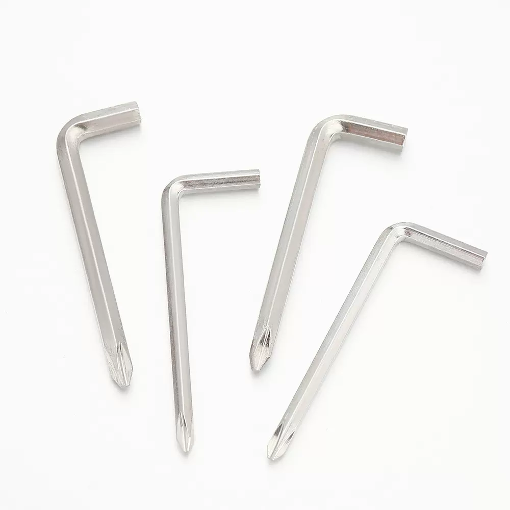 多功能十字内六角扳手镀锌两用L型螺丝刀工具家用五金套装工具