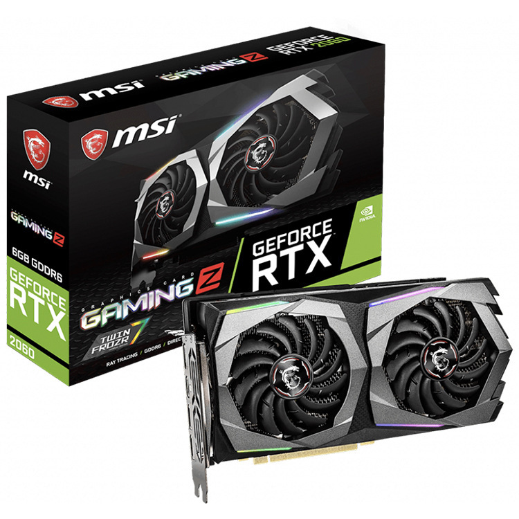 Suitable for Msi Desktop Computer Chicken Game E-Sports Rtx2060 6g Graphics Card