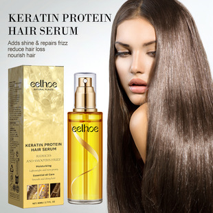Eelhoe Keratin Hair Care Essence Spray Hair Repair Improves Dry Curly Hair Frizz Hair Oil Essence