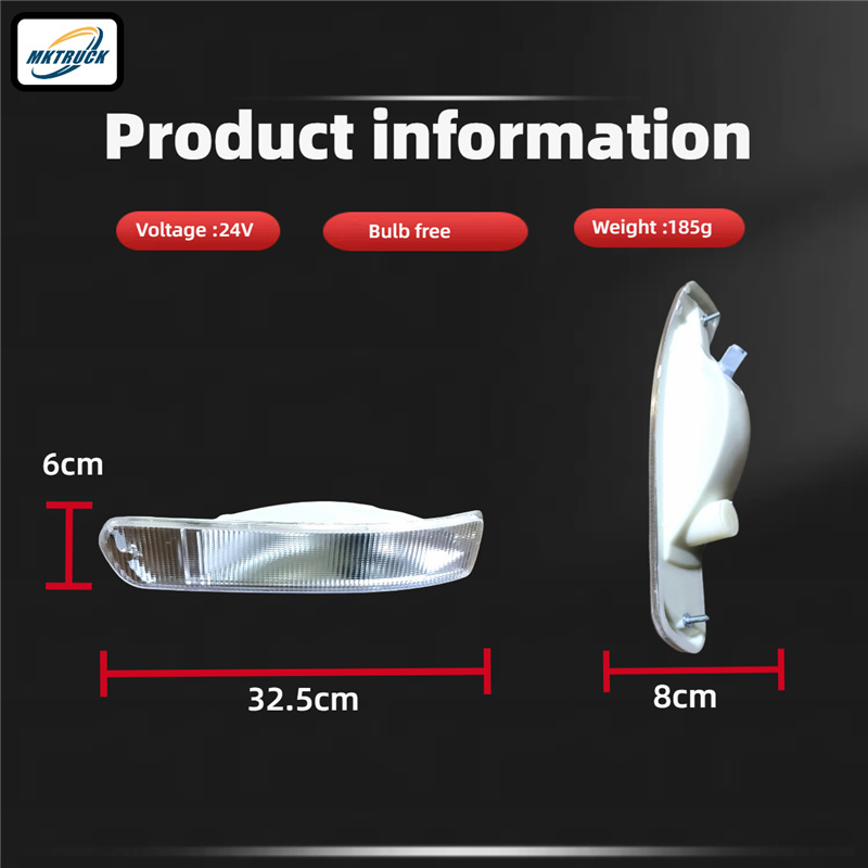 Lámpara de niebla delantera de camión Iveco aplicable a la importación de accesorios de lámpara de camión pesado Iveco 504020189 / 41221015