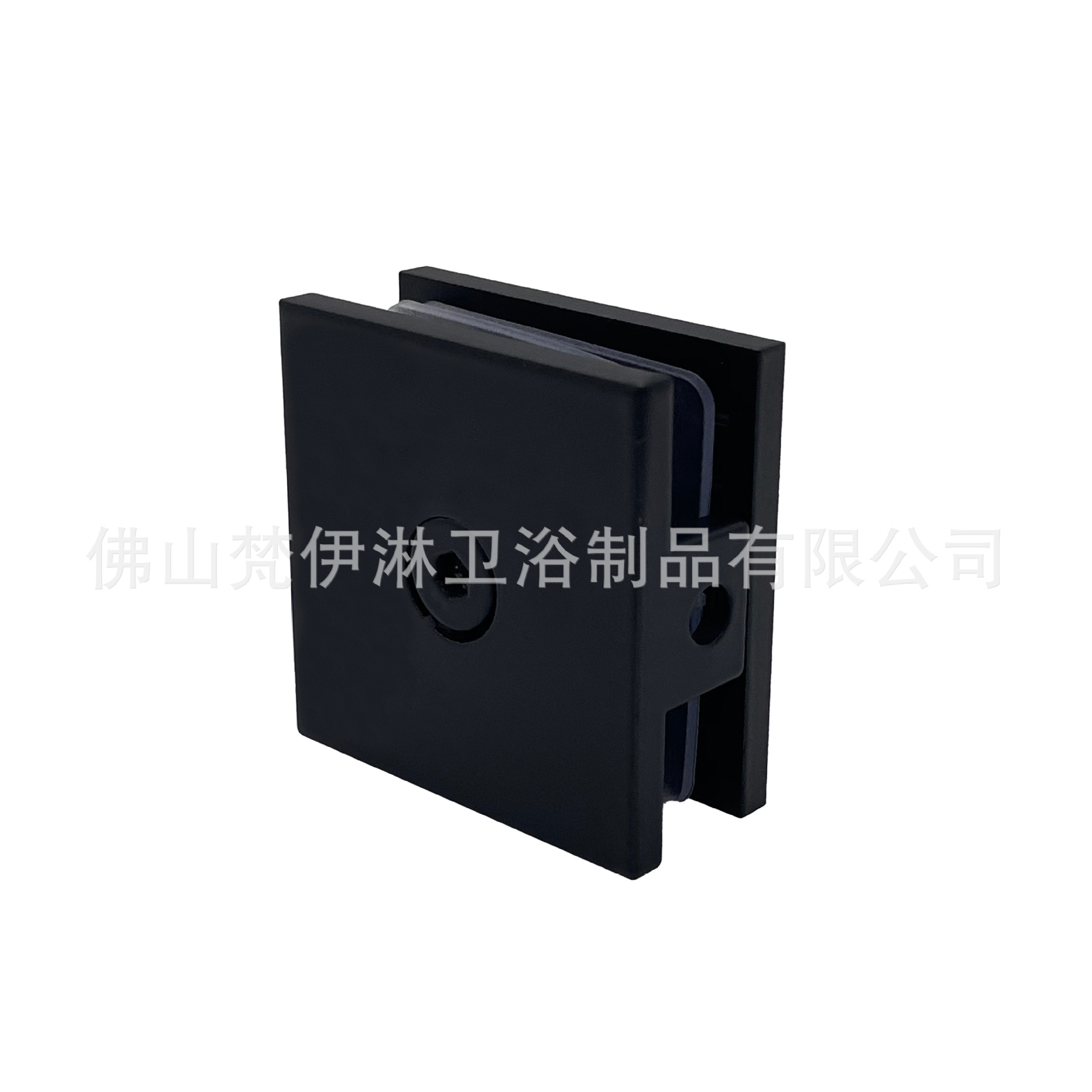 Shower room glass hardware accessories 304 stainless steel precision casting 0 degree door clip glass fixing clip angle code floor clip