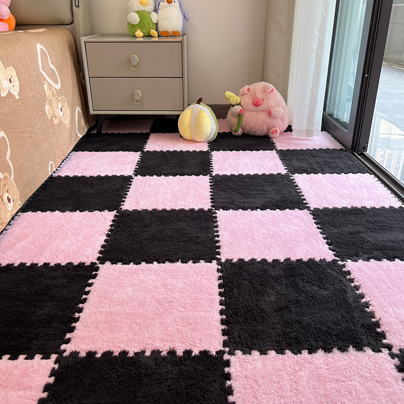 豪華なカーペット、寝室の部屋、ベッドサイドブランケット、子供用ハイハイスプライシングフロアマット、バルコニー出窓マット、カット可能|undefined
