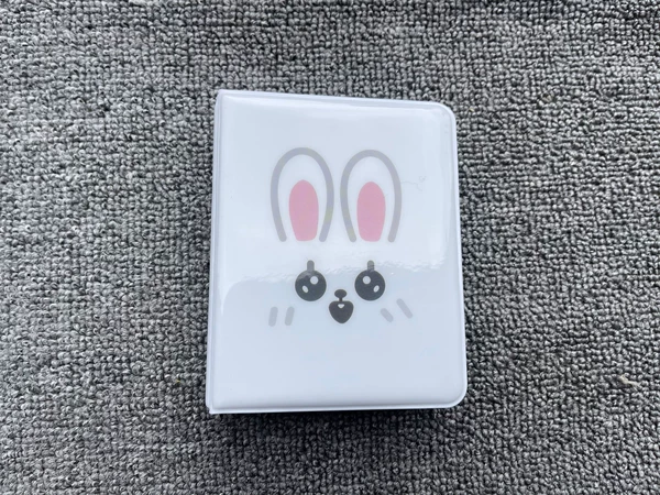 Card book, white rabbit