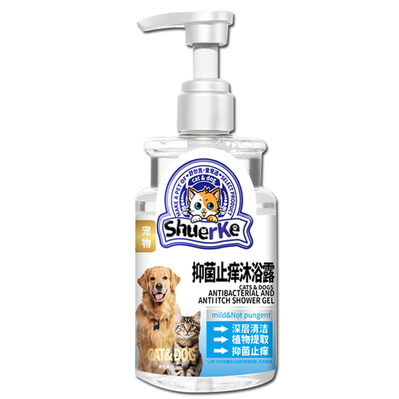 ペット用シャワージェル、抗菌防臭、香り長持ち、犬猫用除菌・かゆみ止め、天然成分|undefined