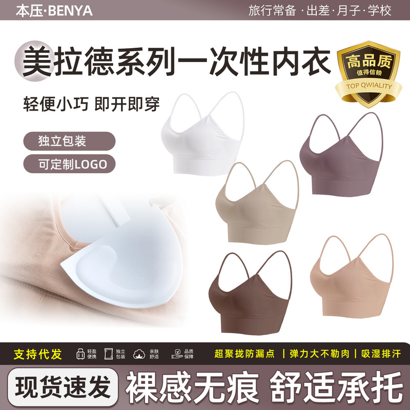 Disposable Large U-Shaped Backless Sports Breathable Wireless Bra Camisole Strapless Disposable Large U-Shaped Backless Sports Breathable Wireless Bra Camisole Strapless