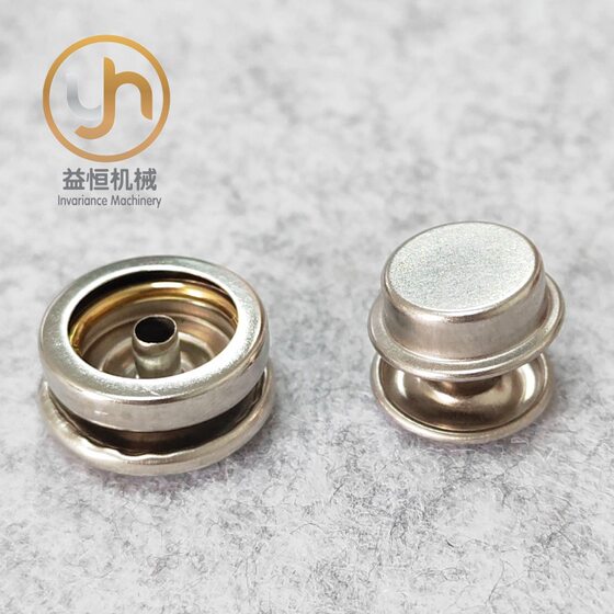 Stainless steel hollow 501/503 double-sided mother and child buckle wide buckle big white buckle down jacket button snap button