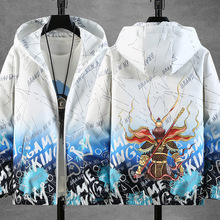 情侣爆款外套男春秋款初中学生ins潮帅气男士春季夹克青少年褂子