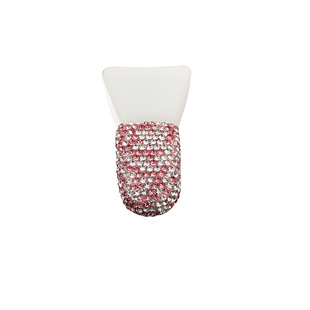 Diamond-encrusted high-value mini silicone stick mud mask special for face smearing soft brush explosive best selling flash jewelry