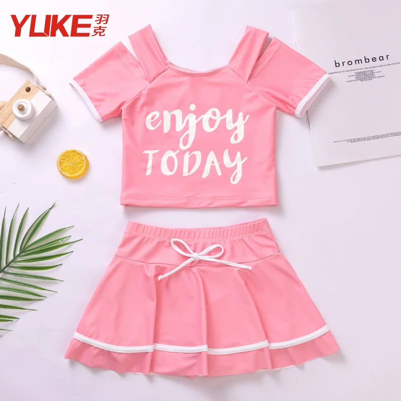 羽克 Children's swimwear, split small princess costume, for teenagers