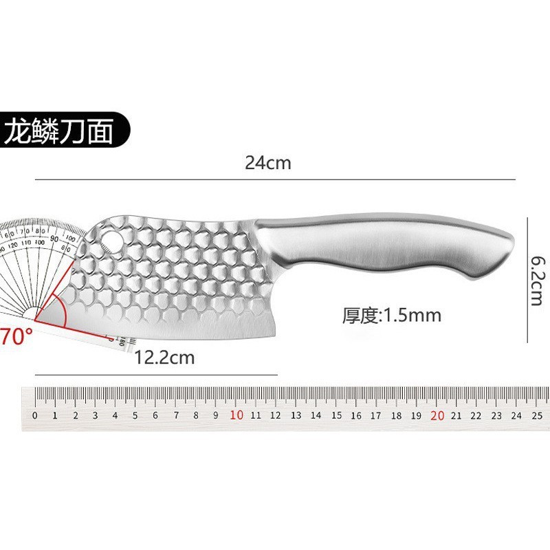 龍鱗魚殺し包丁家庭用キッチン用鋭い多機能ナイフ手作り槌目鍛造魚のウニ女性用ナイフ|undefined