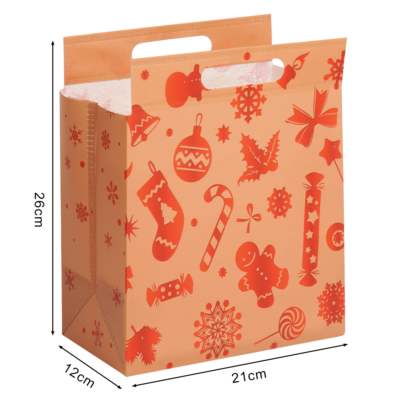 Engrosar las bolsas de Navidad no tejidas bolsas de regalo grandes bolsas de regalo promoción de tiendas de centros comerciales bolsas de mano se pueden imprimir logotipos image 10