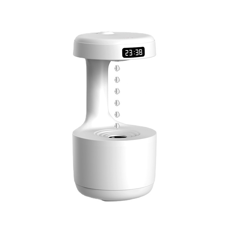 Nuevo mini humidificador transfronterizo para el hogar, gran volumen de niebla, aire, dormitorio, escritorio, pequeño humidificador antigravedad portátil
