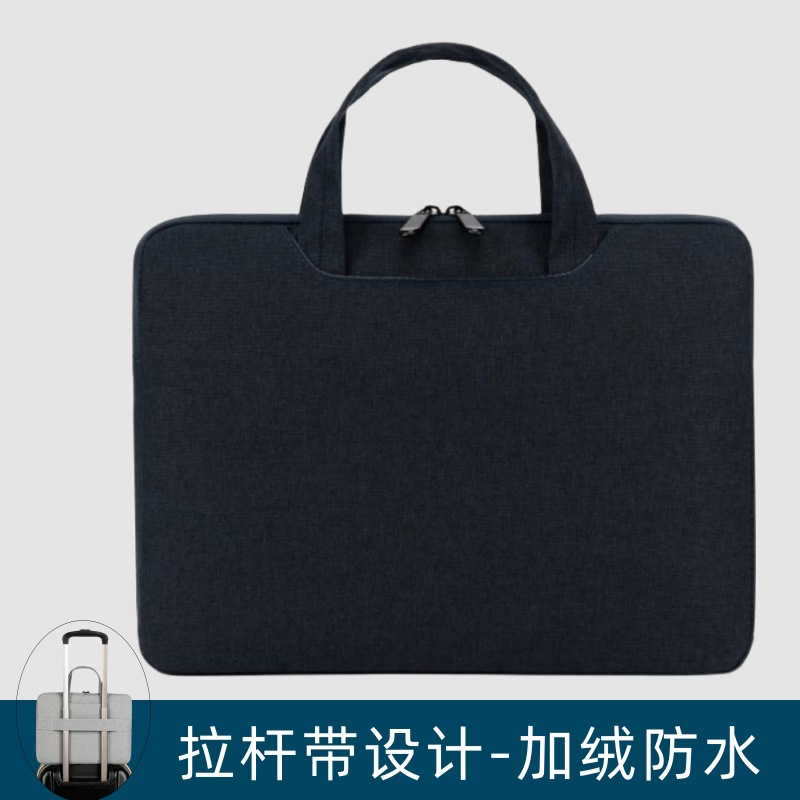 La bolsa para computadora portátil es adecuada para Apple, Huawei, Xiaomi, portátil, maletín de tela Oxford de gran capacidad y resistente al desgaste