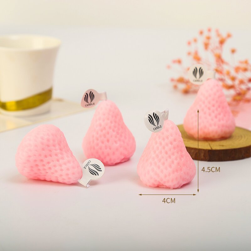 いちご香薫ろうそく誕生日プレゼントプレゼントプレゼント寝室のテーブル装飾小物ins風かわいい|undefined