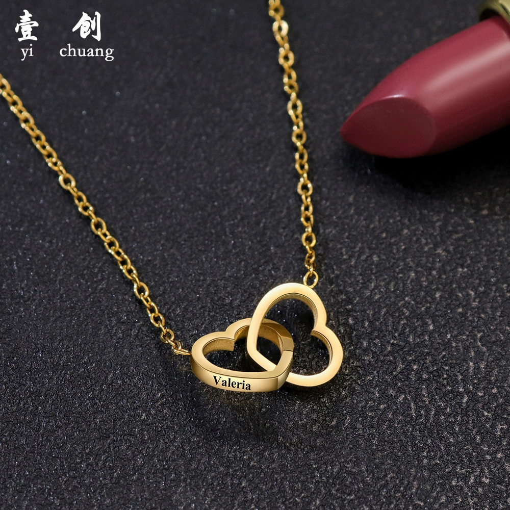 (Cross-border trading), fashionable necklace stainless steel, European style, simple and elegant design, Birthday gift