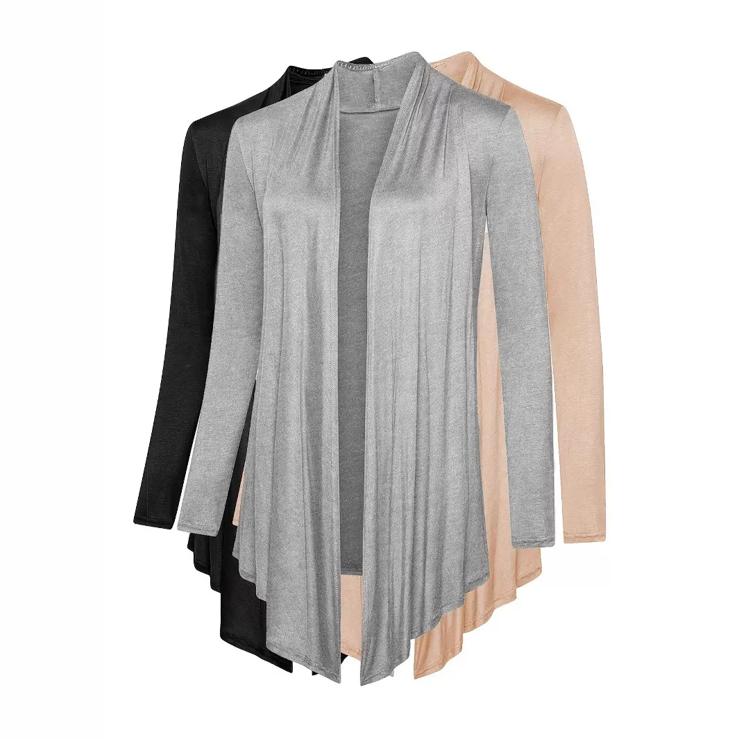 新款大码女士时尚气质显瘦针织开衫慵懒松弛感外搭女春外套中长款