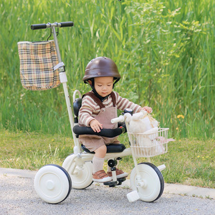 Muji Children's Tricycle Lightweight Baby Stroller for Ages 1-3-5 Japanese Ins Kids' Hand Push Bike