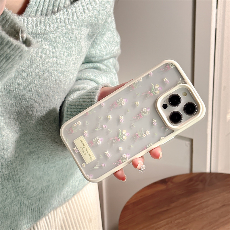 Custodia Daisy Tulip Bouquet 17/12 per iPhone 13/14 MAX, 15/16 PRO_voghion.com