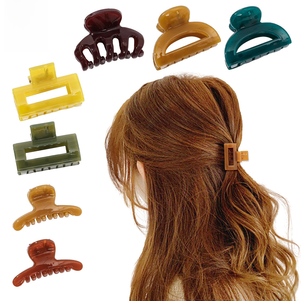 Qiyue Korean jelly small hairpin side clip back head updo hair clip small size bangs clip hair accessories headdress wholesale_voghion.com