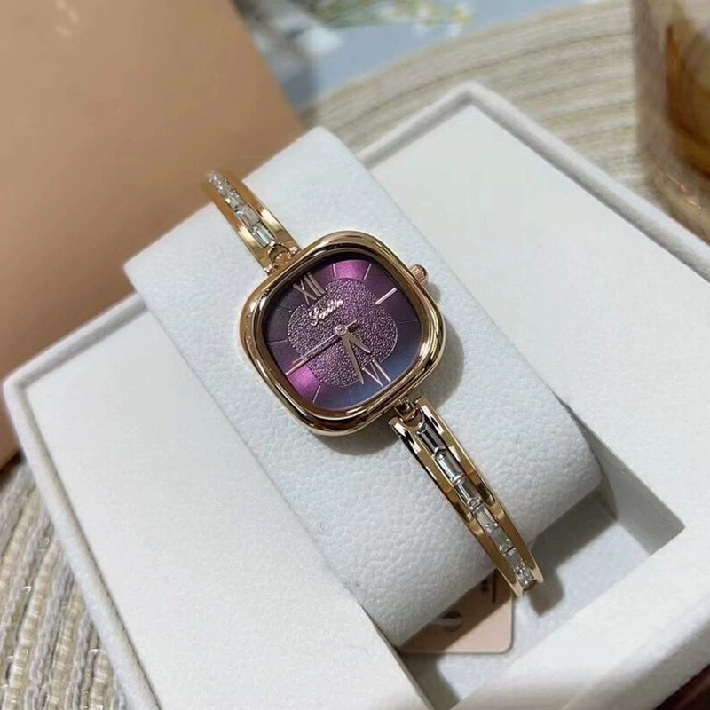 Square small sophisticated fashionable women's bracelet, women's watch, light luxury style, simple and elegant design, 2024 years