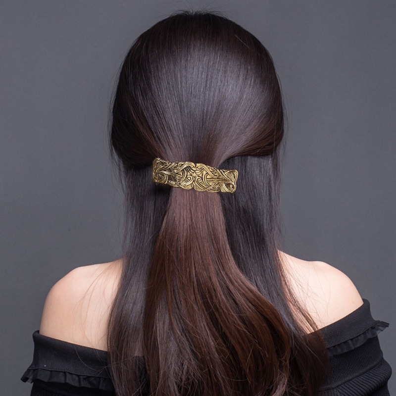 2024 Nuova tendenza Costume Retro Accessorio in lega Donna Stile antico Primavera Moda europea e americana Top Fermaglio per capelli_voghion.com