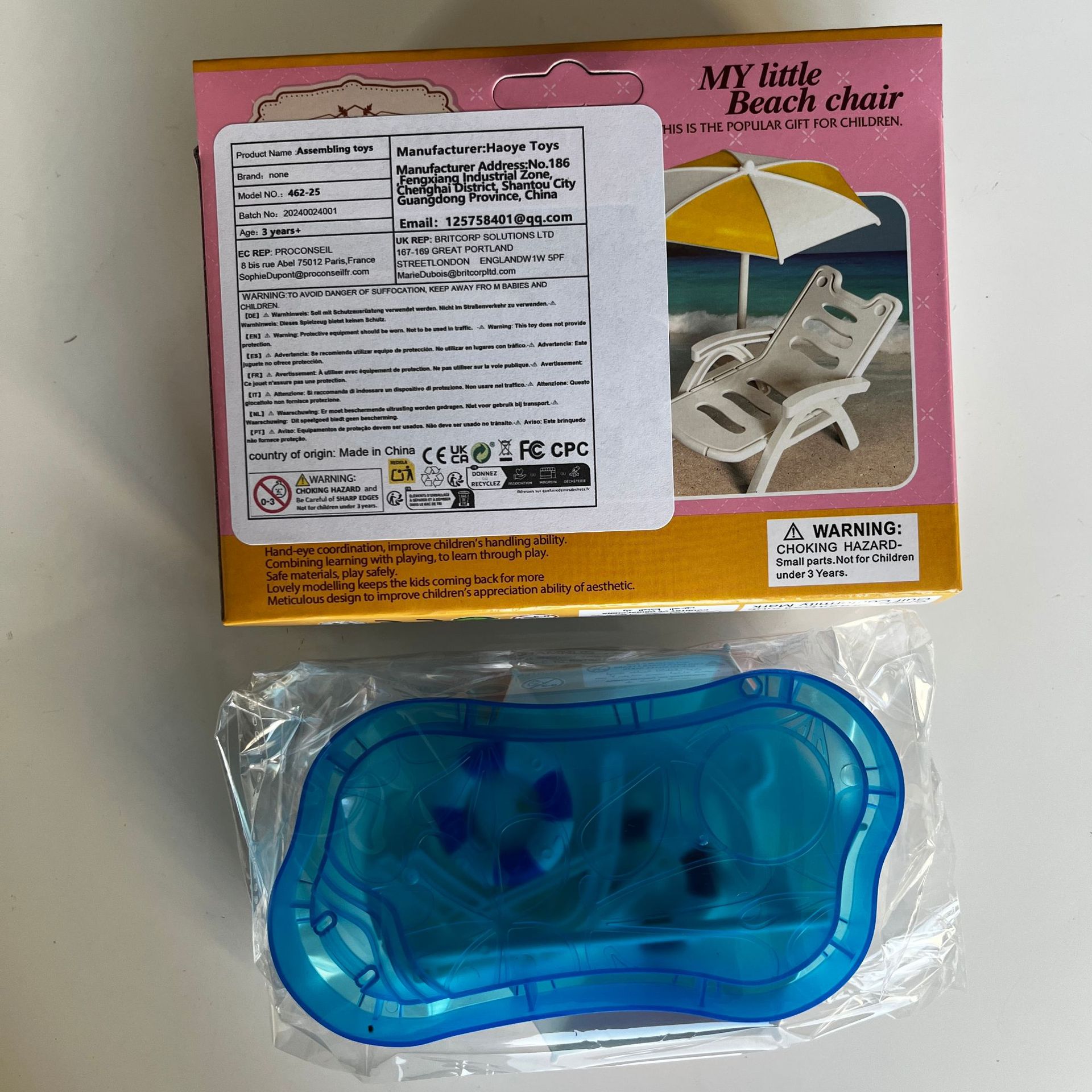 Casa de muñecas juguetes de dibujos animados mini divertido escenario de playa decoración en miniatura para niños en el hogar conjunto de ensamblaje