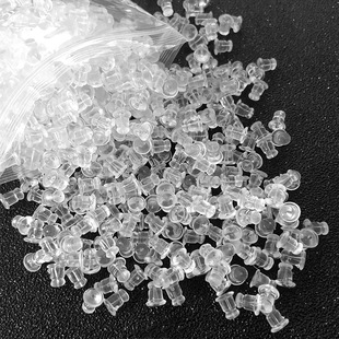 Plastic Transparent American Bullet Earplugs Silicone Ear Plugs Jewelry Accessories DIY Earring Accessories Earrings Caps Ear Backs