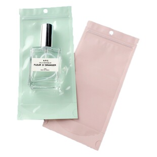 Spray sub-bottled self-standing bag beauty makeup skin care products strip sealed bag powder puff self-sealing bag color self-sealing packaging bag