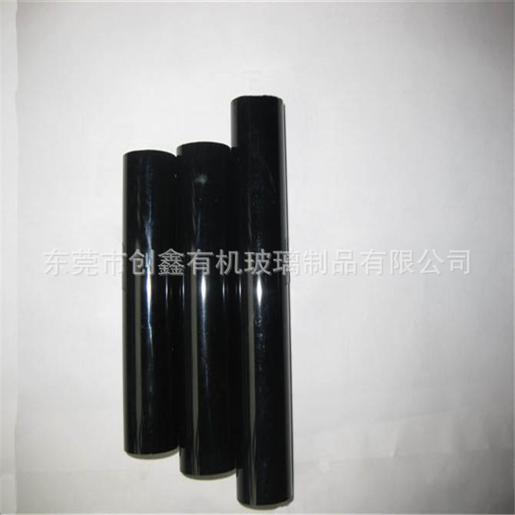 供应亚克力黑棒，有机玻璃黑棒，压克力棒，塑料黑棒 150大方棒