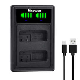 充电器 适用于EN-EL14可充电电池   LED USB 双槽充电器