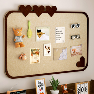Love Felt Board Photo Wall Display Board Background Board Desk Message Board Cultural Wall Custom Home Wall Decoration