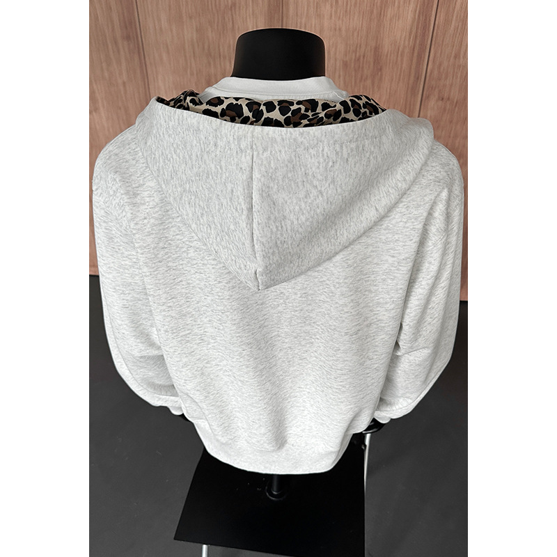 Felpa da uomo American Retro con stampa leopardata, marchio di tendenza primaverile, giacca con cappuccio pesante da 360 g, vestibilità pulita e casual_voghion.com