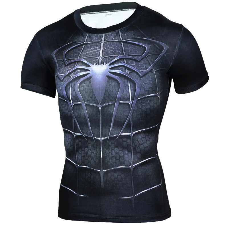 Amazon new 3D short-sleeved T-shirt men's foreign trade League of Legends Black Panther quick-drying clothes Sports men's T-shirt can be sent on behalf