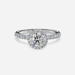 50 Points 1 karat Breeding Diamond 18K White Gold Diamond Ring Women's Engagement Wedding Ring Laboratory Diamond Ring Women's Wedding Ring Jewelry