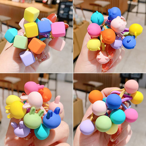 Baby Hairband for Girls Children Hair Ties No Damage to Hair Good Elasticity Girls Hair Ties Hair Circles Head Accessories for Girls Hair Accessories