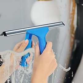 跨境热销蓝色多功能汽车玻璃刮水器车载玻璃清洁工具