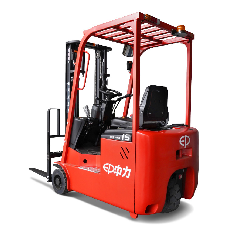 Capacidad de conducción de tres puntos de apoyo de carretilla elevadora de canal estrecho totalmente eléctrica carretilla elevadora de carga y descarga de baterías carretilla elevadora hidráulica