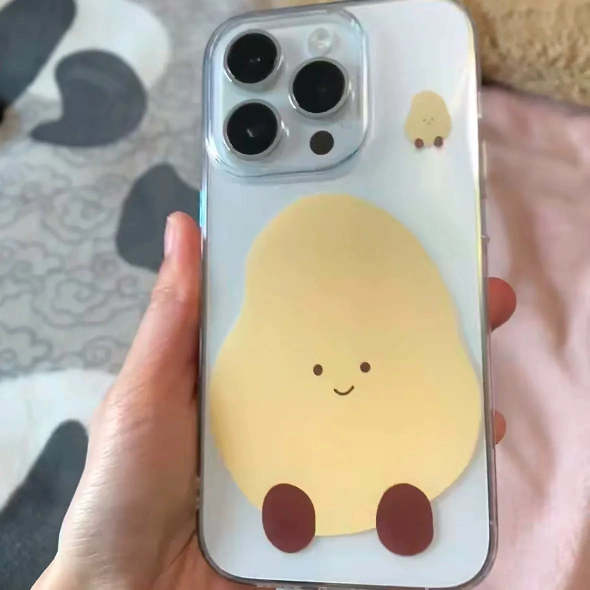 Яблоко, iPhone16, милый совместимый мультяшный чехол, 16promax