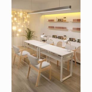 Japanese-Style Manicure Table, Internet Celebrity Manicure Table and Chair Set, Special Price Manicure Shop Table and Chair Single and Double Set, Special Manicure Table