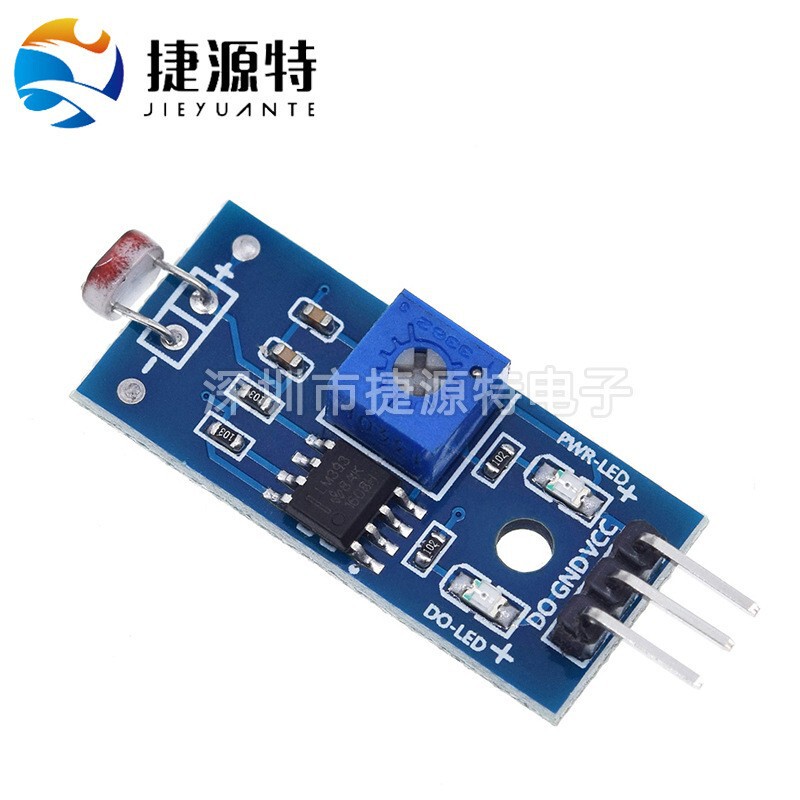 Photoresistor Brightness Sensor Module Light Brightness Detection 3-Pin 4-Pin System Compatible with Arduino Photoresistor Brightness Sensor Module Light Brightness Detection 3-Pin 4-Pin System Compatible with Arduino