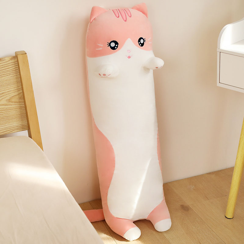 Muñecas de dibujos animados para gatos almohadas largas para niñas en la cama para dormir muñecas de peluche juguetes de peluche regalo para niños image 6