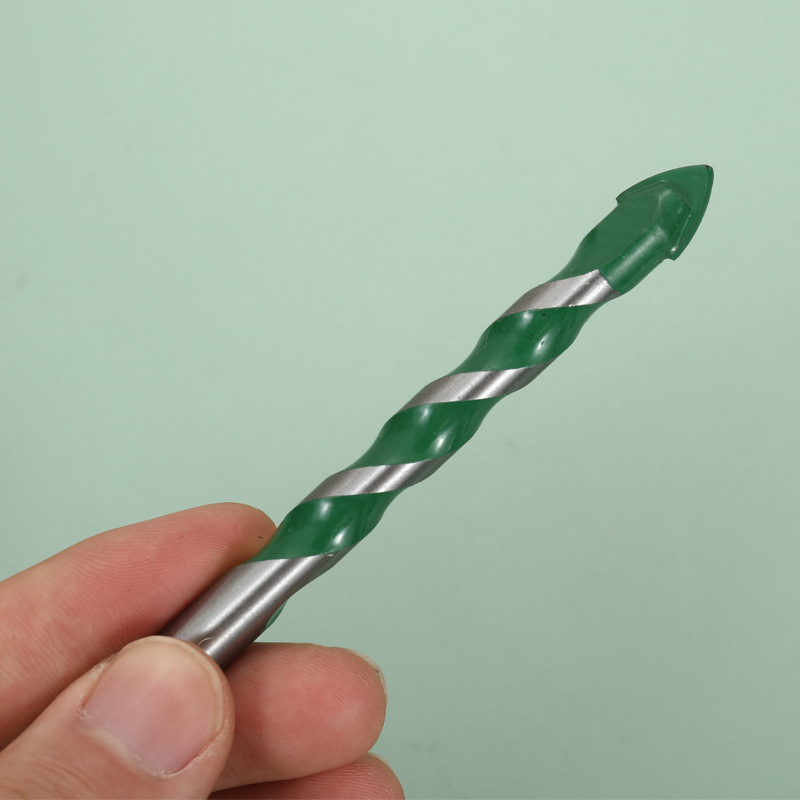 Triángulo giro taladro azulejo de vidrio de cerámica Negro Triángulo taladro de perforación multifunción 6mm traje fabricante