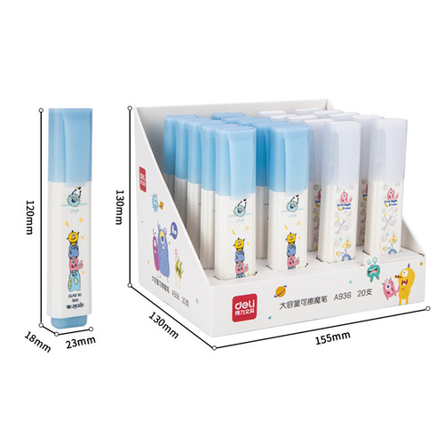 Deli A936 large-capacity student magic pen high-value pen primary school students erasable erasure pen erasable erasure pen