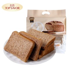 金語320g全麦トーストパン砂糖なし黒麦フィットネス代理食主食独立包装食品卸売り
