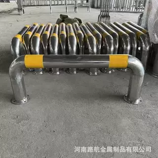 304不锈钢挡车器u型停车位防撞护栏工厂道路隔离栏杆m防护栏定制