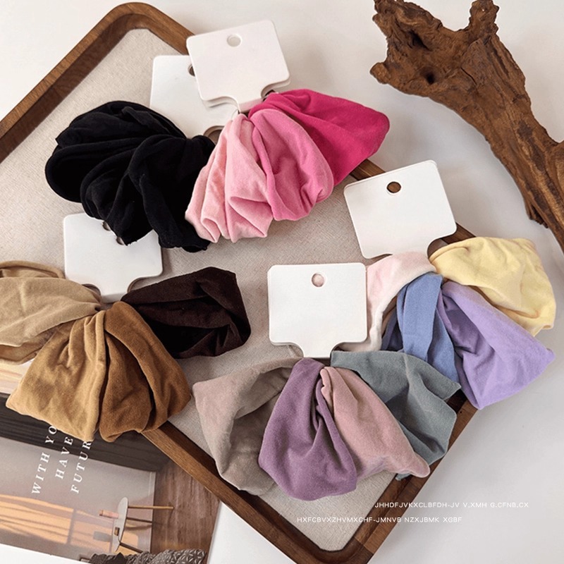 Face Mask Hair Tie High Ponytail Children's Hair Rope Widened High Elastic Baby Headband Hair Rubber Band Girls' Headwear