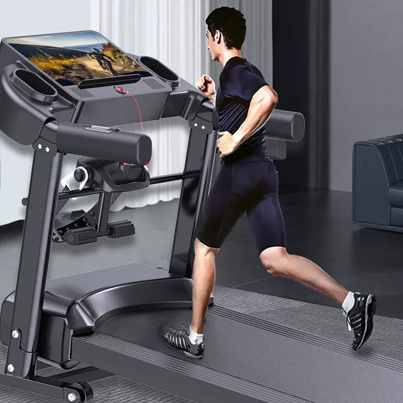 智能跑步机 家用款加宽低噪可折叠加大大屏健身房专用商用跑步机