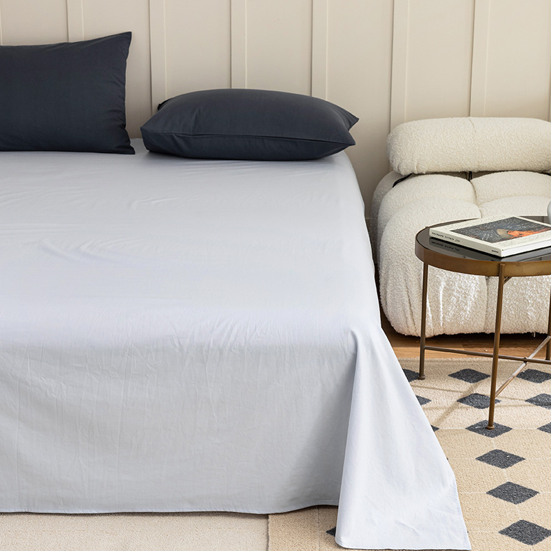 Simplicidad| 60 sábanas de algodón lavado con agua de algodón una sola pieza de algodón doble una sola colcha de almohada de tres piezas de ropa de cama image 14
