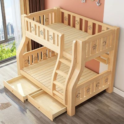 子母床上下床上下铺床二层儿童多功能大人上下铺木床小户型高低