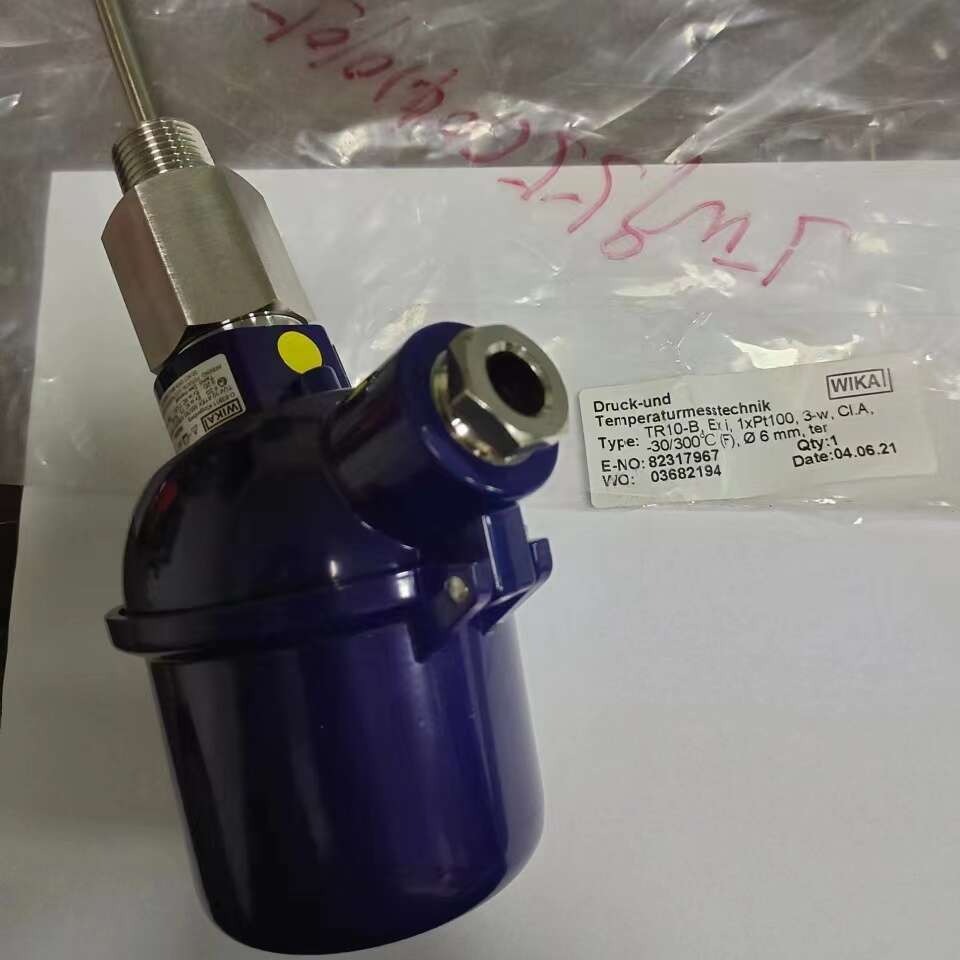 原装WIKA热电阻温度传感器TR10-B+T15+TW45量程-30-300℃